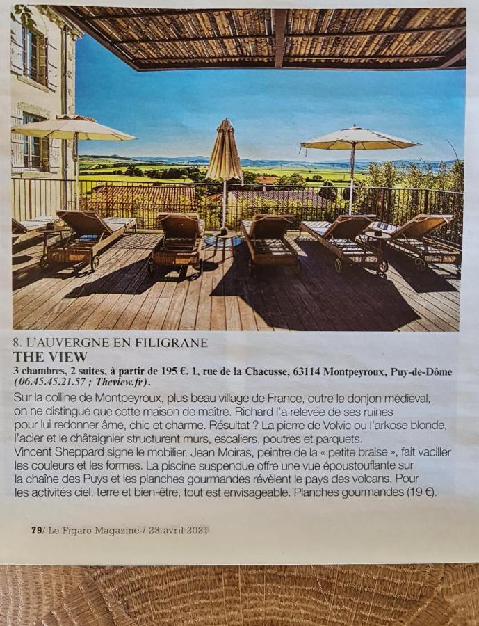 The View - Gite Mont Dore Montpeyroux (Puy-de-Dome) Exterior foto